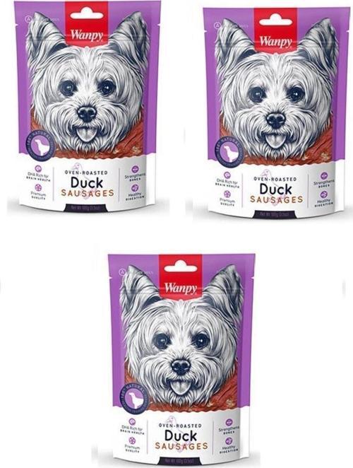 Köpek Ödülü Ördek Etli Sosis 100 Gr. X 3 Adet