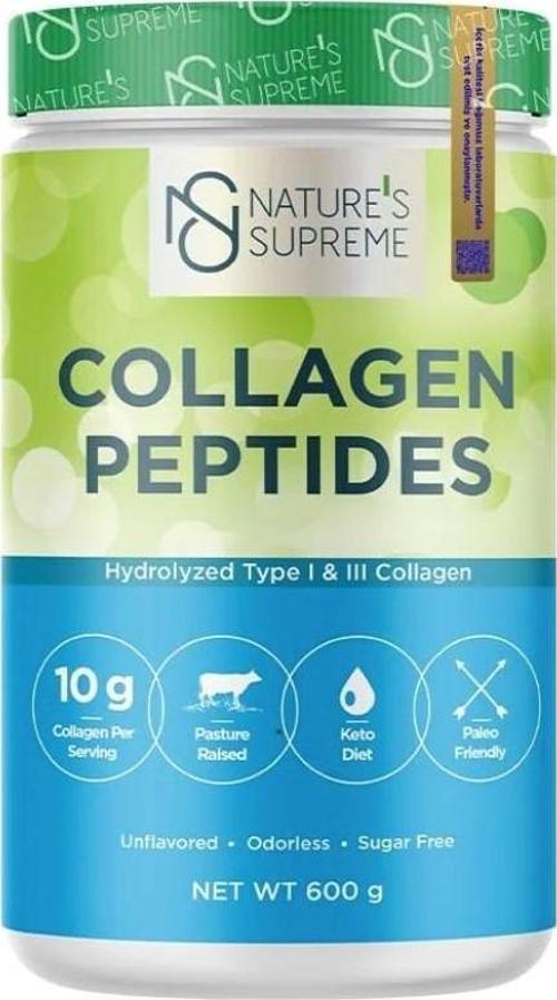 's Supreme Collagen Peptides Powder 600 Gr Aromasız