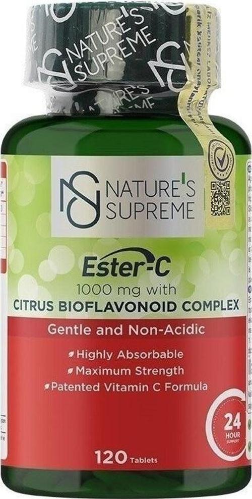 's Supreme Ester-C 1000 Mg C Vitamini 120 Tablet