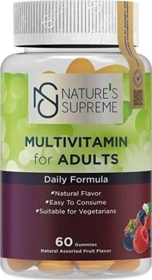 's Supreme Gummies Multivitamin for Adults 60 Çiğnenebilir Form