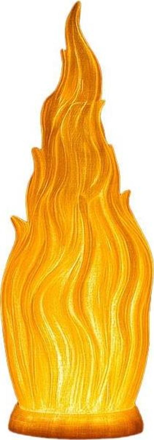 Alev Şeklinde Dekoratif Gece Lambası