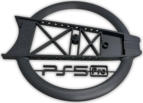 PS5 Pro Uyumlu 3D Stand – Güçlü Duruş, Şık Görünüm!