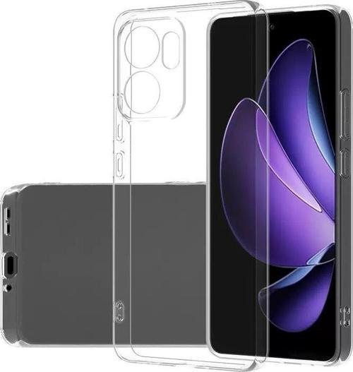 Oppo Reno 13F 5G Kılıf İnce ve Esnek Şeffaf Süper Silikon