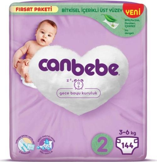 2 Beden Bebek Bezi 3-6 kg 144 Adet