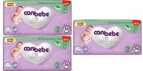 2 Numara Bebek Bezi Mini 3-6 kg Jumbo Paket 108 adet