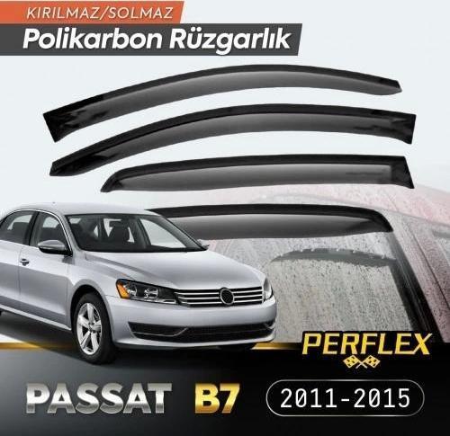 Vw Passat B7 2011-2015 Cam Rüzgarlığı V2 Düz