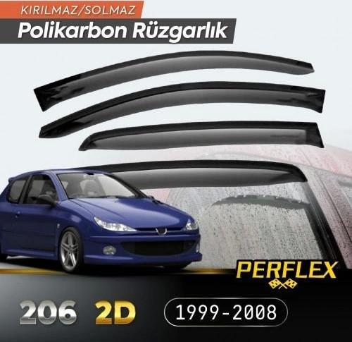 Peugeot 206 2d (tek Kapı) 1999-2008 Cam Rüzgarlığı V2 Düz