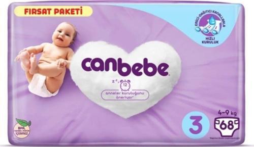 Bebek Bezi 3 Beden 4-9 Kg 68x4:272 Adet