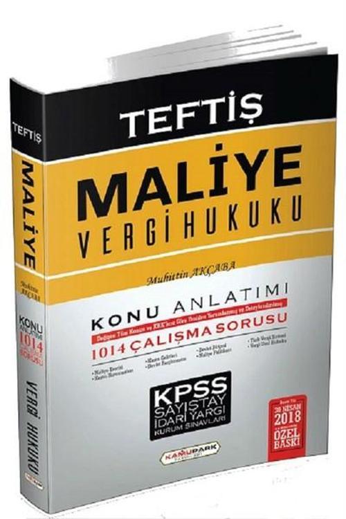 KPSS A Grubu Teftiş Maliye Vergi Hukuku Konu Anlatımı
