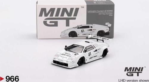 1/64 966 Lamborghini Countach LB-WORKS White 2024 Tokyo Auto Salon