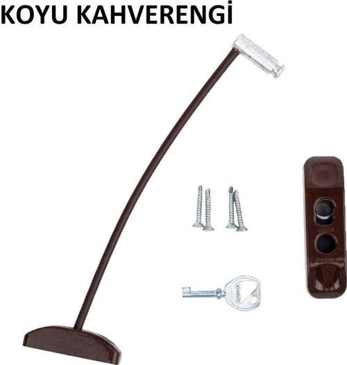 Çelik Halatlı Kablolu Pvc Kapı Pencere Emniyet Hırsız Çocuk Güvenlik Kilidi 1 Adet