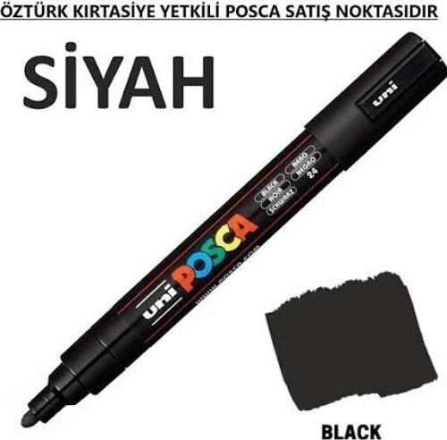 uni-ball Uni Posca Pc-3M Boyama Markörü 0.9-1.3 mm siyah