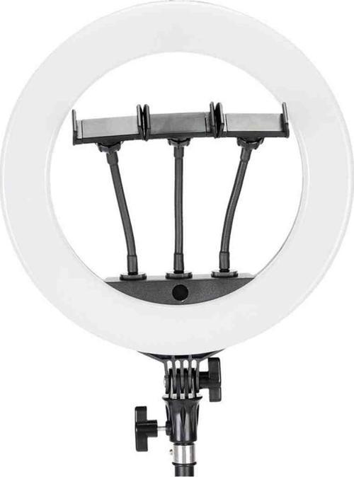 FM-14R Kumandalı 34cm Işıklı Telefon Tutucu Ring Light