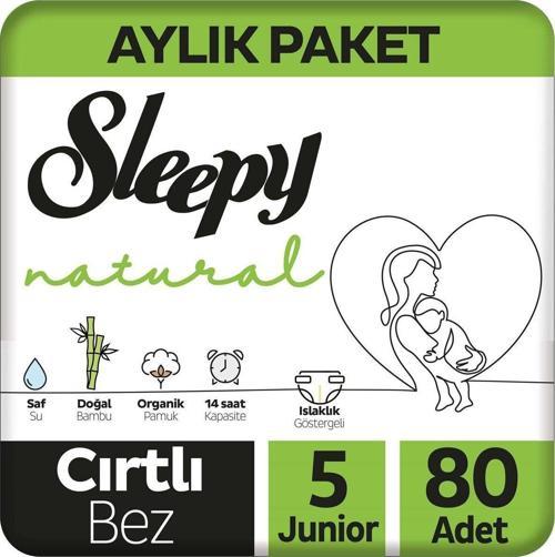 Natural Bebek Bezi Junior 5 No 80 Li