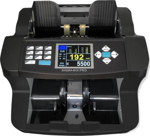 Sigma Profesyonel Mix Pro Tl - Euro - Usd - Gbp - Sry Karışık Para Sayma Makinesi
