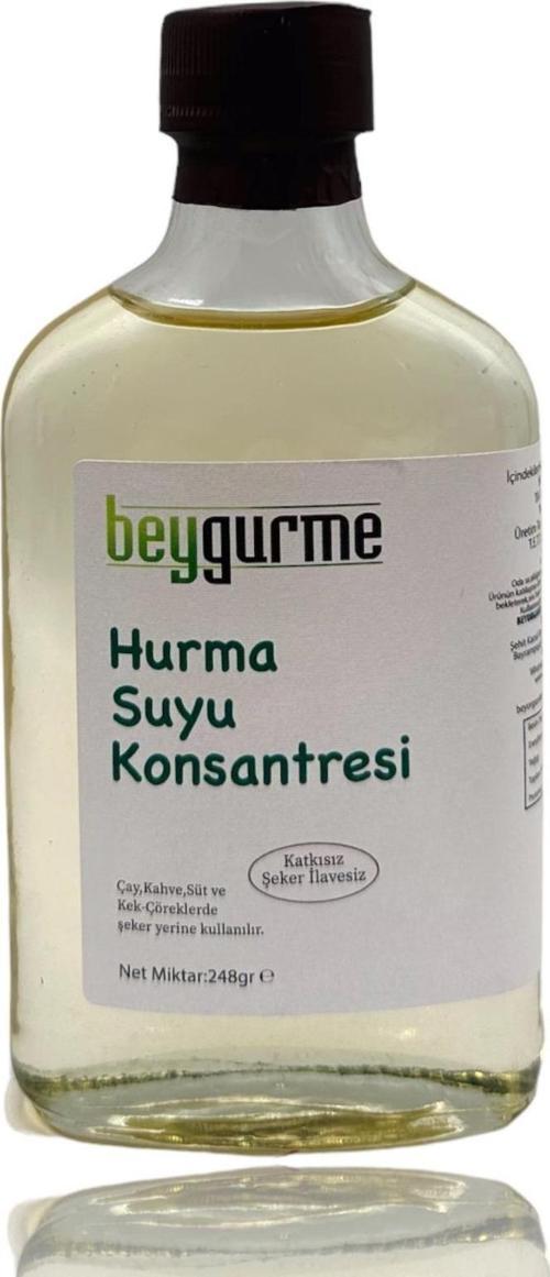 Hurma Suyu Konsantresi tatlandırıcı hurma Suyu 245gr (Pestisit ve Ağır Metal Analizli)