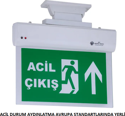 Hzatech ACİL ÇIKIŞ YÖNLENDİRME ARMATÜRÜ SIVA ÜSTÜ