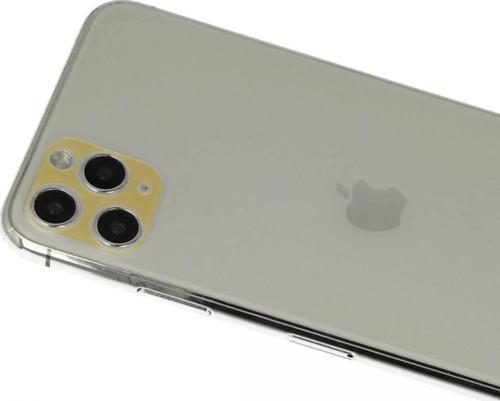 iPhone 11 Pro Max Rainbow Kamera Lens Koruma Cam - Gold