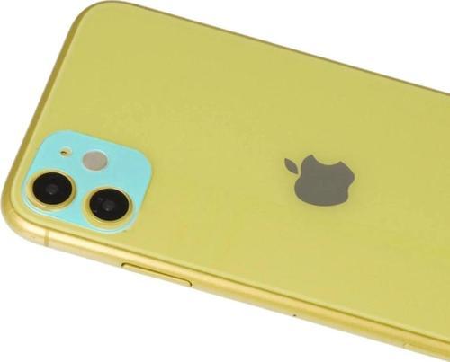 iPhone 11 Rainbow Kamera Lens Koruma Cam - Yeşil