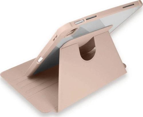 iPad 10.2 (7.nesil) Kılıf Starling 360 Kalemlikli Tablet Kılıf - Rose Gold