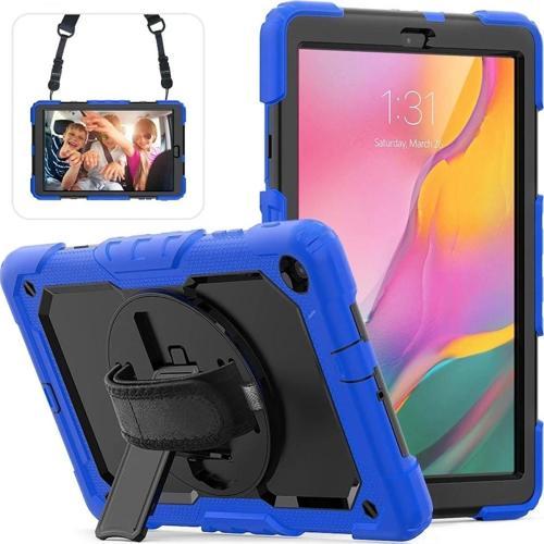 Samsung Galaxy T510 Tab A 10.1 Kılıf Pars Tablet Kapak - Mavi