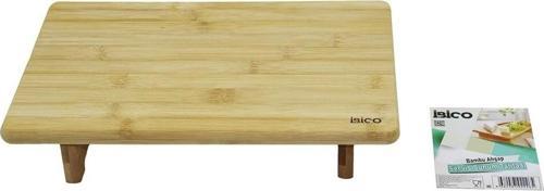 Dikdörtgen Ayaklı  Mini Sofra Model=32x21.5cm  Bambu Ahşap Kesim Panosu