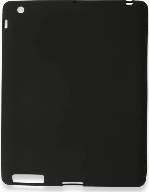 iPad 4 9.7 Kılıf Evo Tablet Silikon - Siyah
