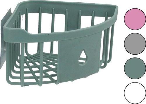 Üçgen Köşelik  Banyo - Mutfak Organizeri  Renkli Plastik   Yapışkanlı Montaj