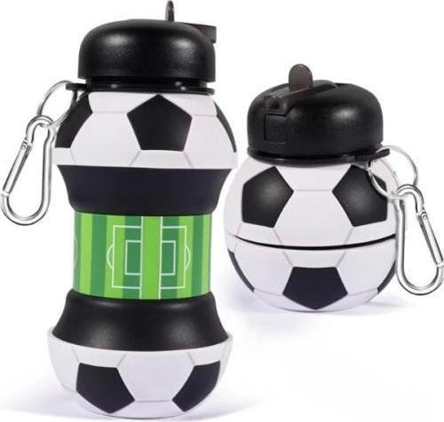 Futbol Topu Tasarımlı Akordiyon Su Şişesi