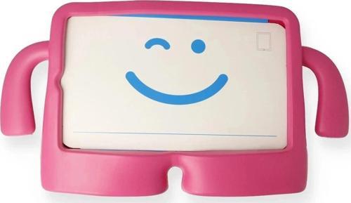 iPad 5 Air 9.7 Kılıf Karakter Tablet Silikon - Pembe