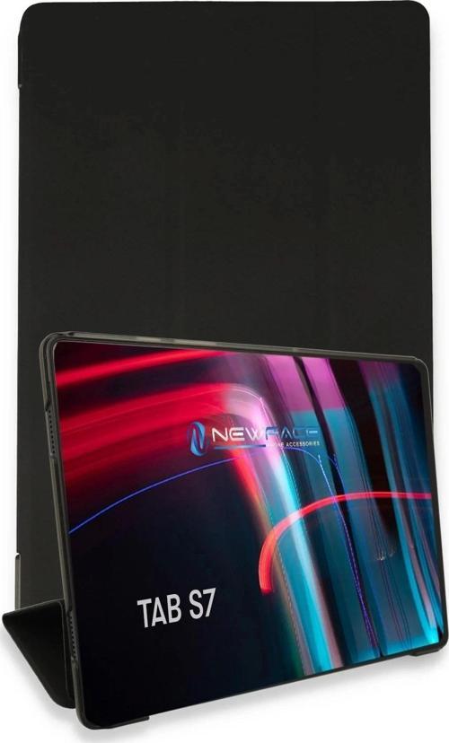 Samsung Galaxy T870 Tab S7 11 Kılıf Tablet Smart Kılıf - Siyah