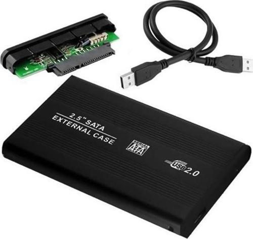 Harici 2.5 Usb 2.0 Sata Harddısk Kutusu Siyah