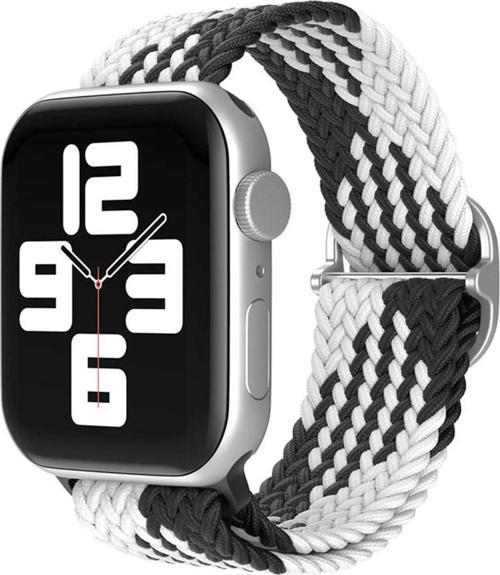 Apple Watch 42mm Star Kordon - Siyah-Beyaz