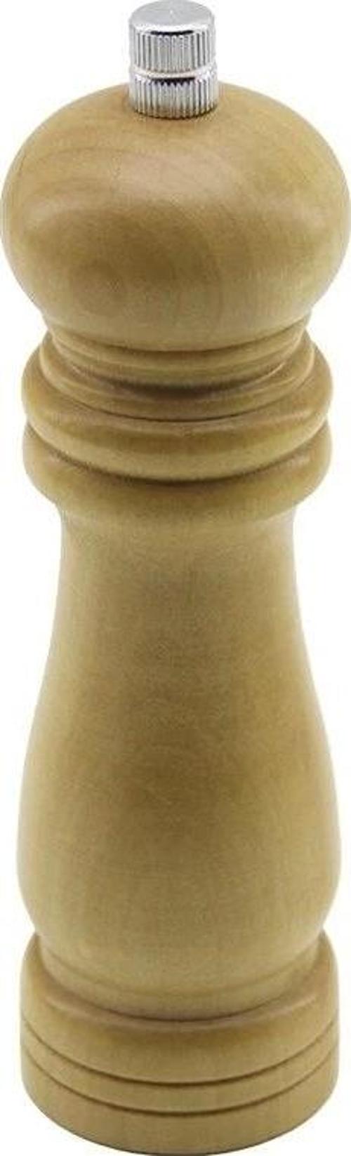 Küçük= Çap: 4.5cm - Uzunluk: 15cm Ahşap Tuz - Baharat Öğütücü