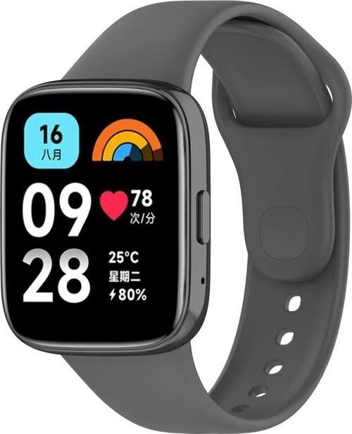 Xiaomi Redmi Watch 3 Active Klasik Kordon - Füme