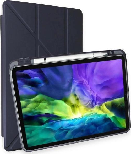 iPad Air 4 10.9 Kılıf Kalemlikli Mars Tablet Kılıfı - Lacivert