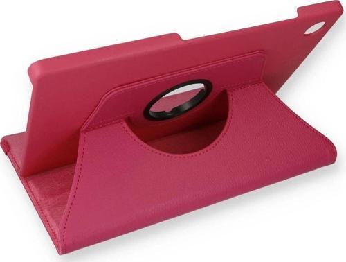 Samsung Galaxy X200 Tab A8 10.5 Kılıf 360 Tablet Deri Kılıf - Pembe