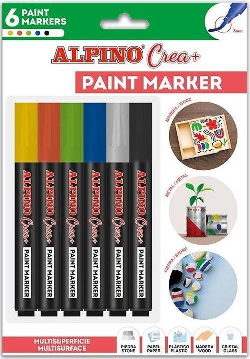 Alpıno Paint Marker 6mp#039lı