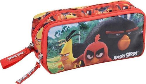 Angry Birds Lisanslı Çift Bölmeli Kalem Çantası , Kalemlik, Kalem Kutusu