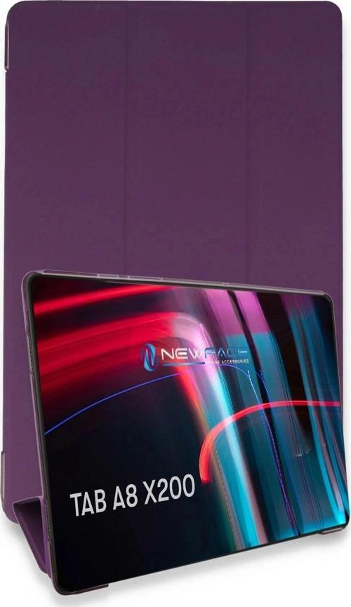 Samsung Galaxy X200 Tab A8 10.5 Kılıf Tablet Smart Kılıf - Mor