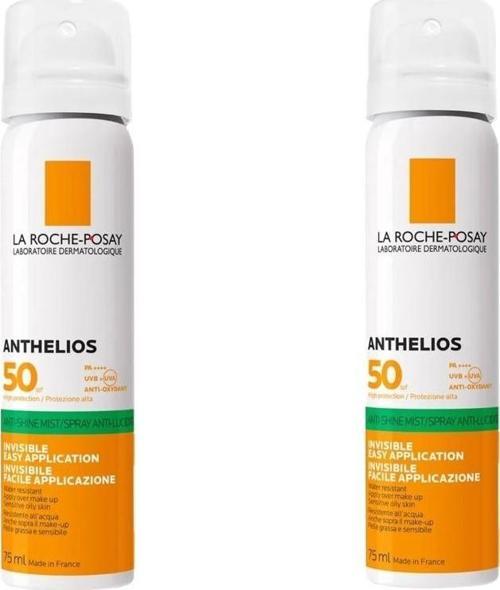 2'li La Roche Posay Anthelios Anti Shine Fresh Mist SPF50 75 ml
