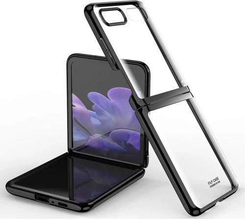 Samsung Galaxy Z Flip 3 Kılıf Fold Element Kapak - Siyah
