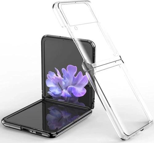 Samsung Galaxy Z Flip 3 Kılıf Fold TPU Silikon - Şeffaf
