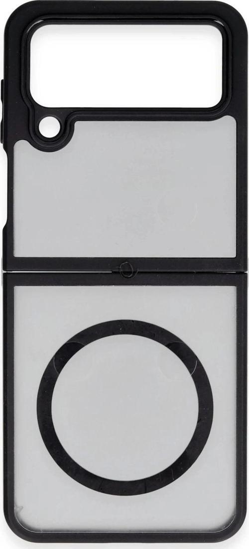 Samsung Galaxy Z Flip 4 Kılıf Blur Fold Magsafe Kapak - Mat Siyah