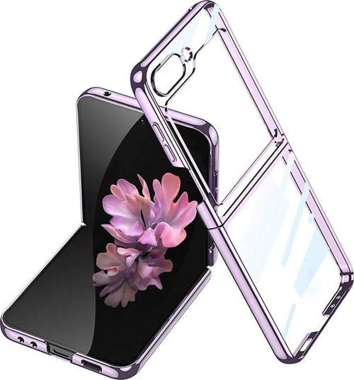 Samsung Galaxy Z Flip 6 Kılıf Fold Element Kapak - Mor