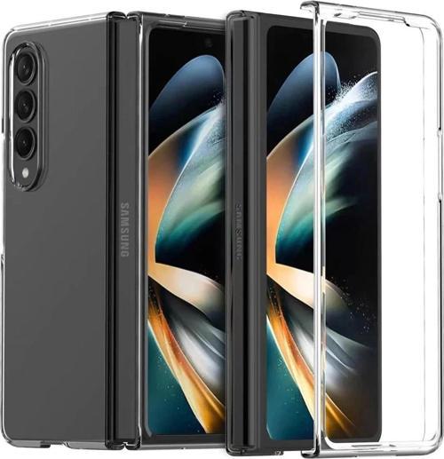Samsung Galaxy Z Fold 3 Kılıf Fold TPU Silikon - Şeffaf