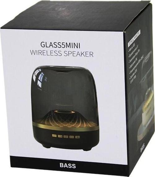 Mika Kristal Fanus Model   Wireless   Usb Şarjlı  Speaker Hoparlör  Rgb Işıklı   Aux - Tf - Dc5v