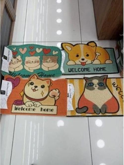 Sevimli Hayvan Tasarımlı Kapı Paspası