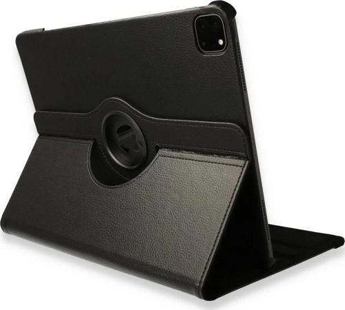 iPad Pro 12.9 (2021) Kılıf 360 Tablet Deri Kılıf - Siyah