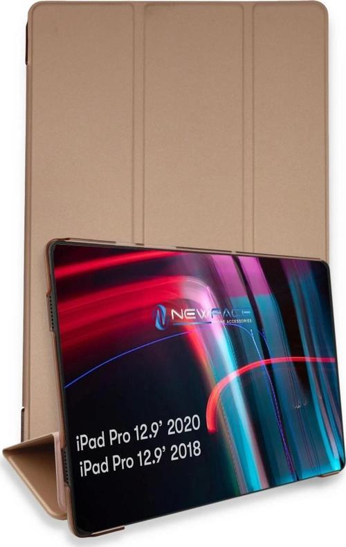 iPad Pro 12.9 (2021) Kılıf Tablet Smart Kılıf - Rose Gold